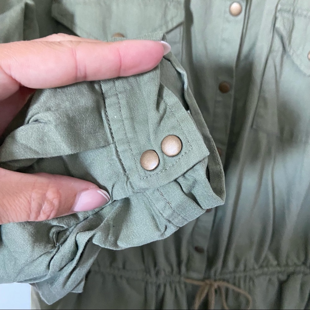 P.S.Erin Wasson Promise Army Green Romper Playsuit - Picture 4 of 9